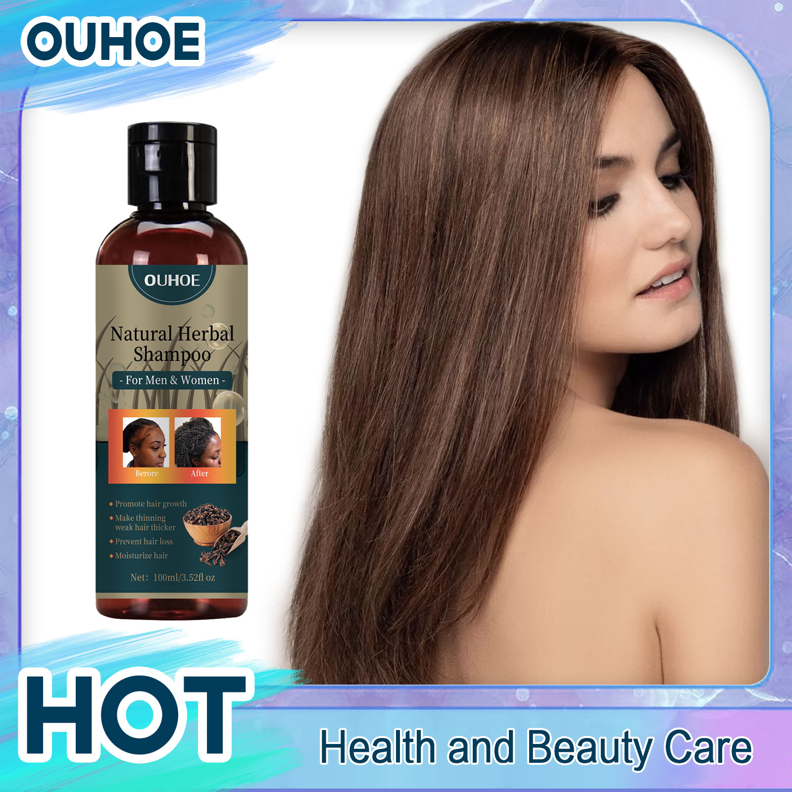 Hair Care Dandruff - OUHOE 育毛シャンプー ふけ防止 薄毛対策 オイルコントロール 栄養補給