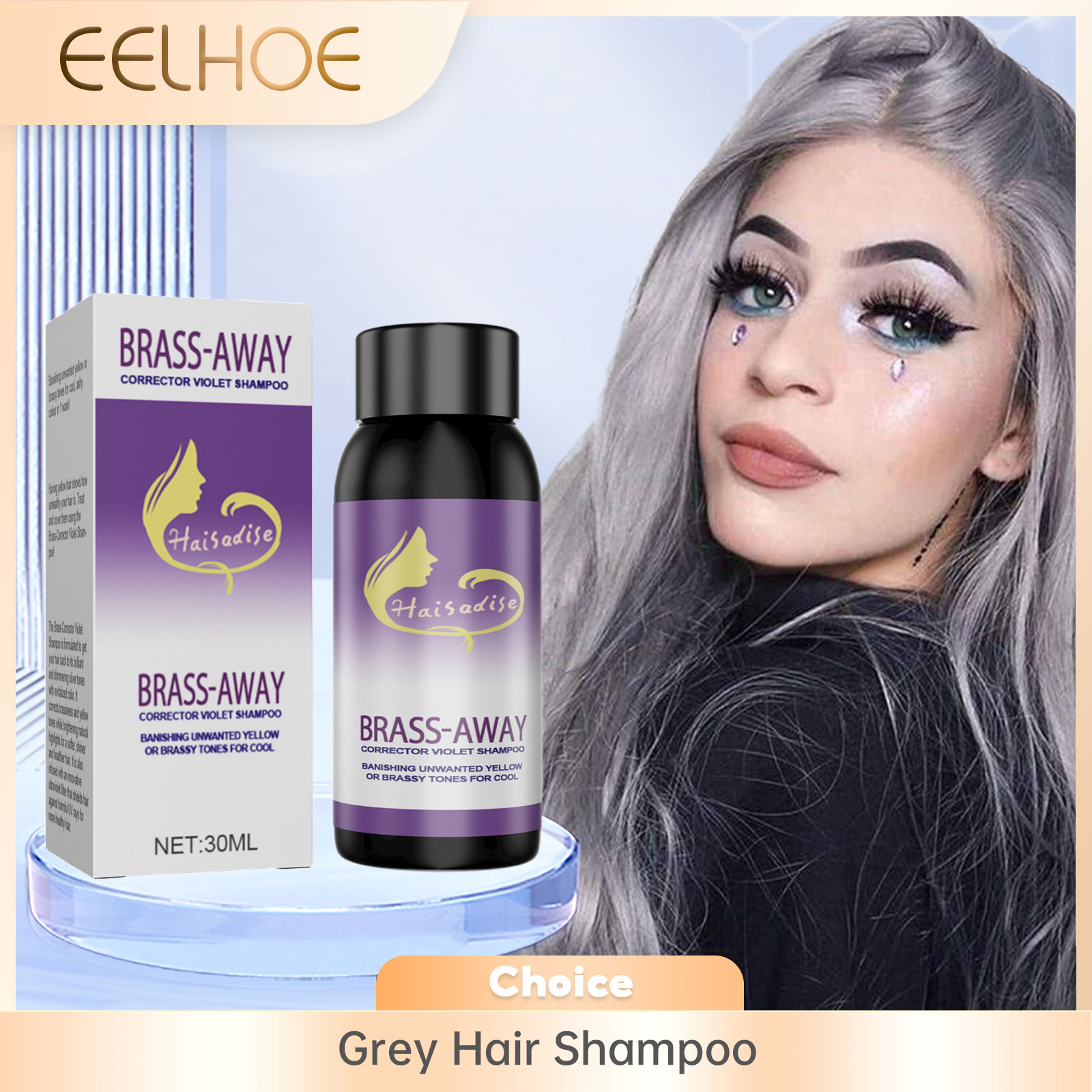 Purple Toning Shampoo - 固定染毛剤シャンプー,着色,非刺激性,黄色の漂白剤,RAPAIRカバー,灰色,紫,金髪