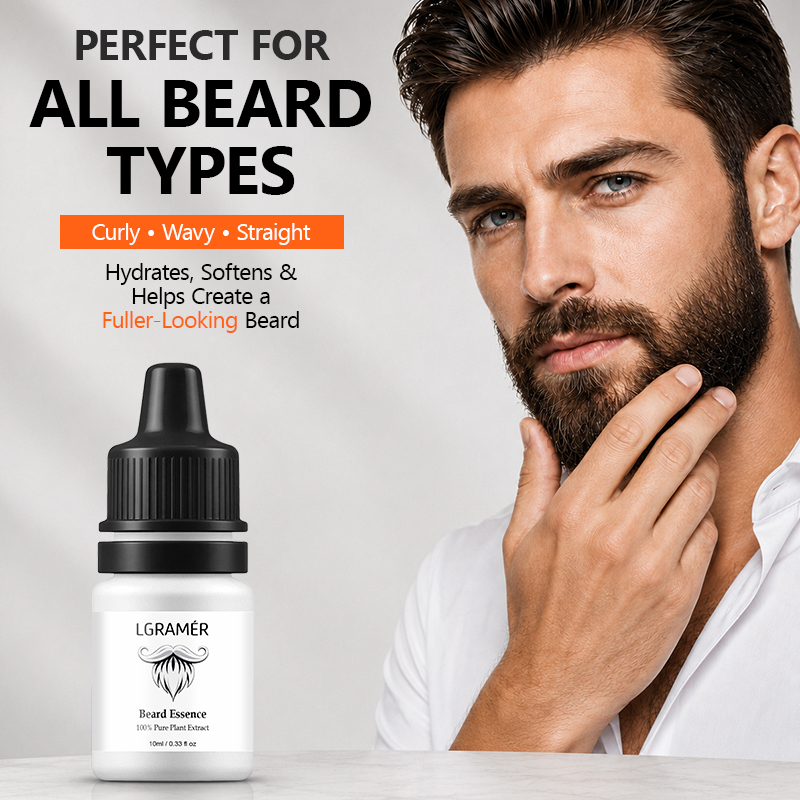 Hair Care Natur - 男性用ひげ成長血清 顔の毛包に栄養を与える ひげの脱落を軽減する ひげを長くして強化する 自然なひげケアを実現する