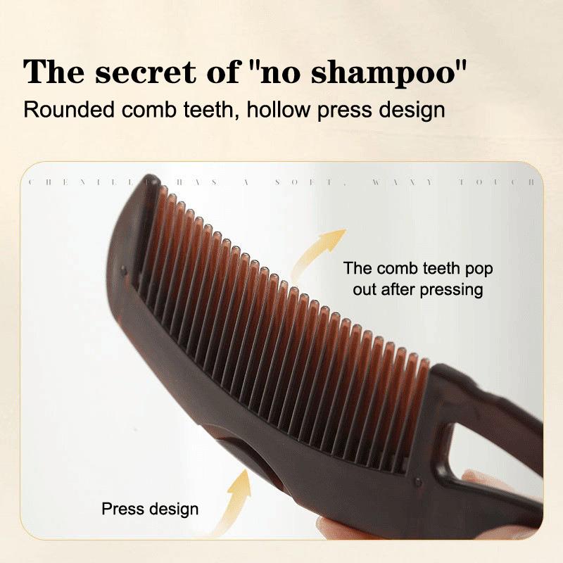 Hair Care Dandruff - オイルコントロールエナジーコーム、中空頭皮ブラシ、シャンプー不要、油分やフケ除去、油っぽい髪用のヘアクレンジングマッサージコーム