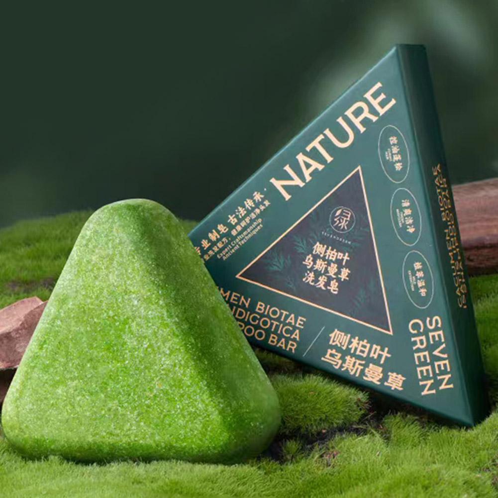 Hair Care Natur - ネイチャー トライアングル シャンプーバー、ネイチャー セブン グリーン シャンプーソープ、ウスマン