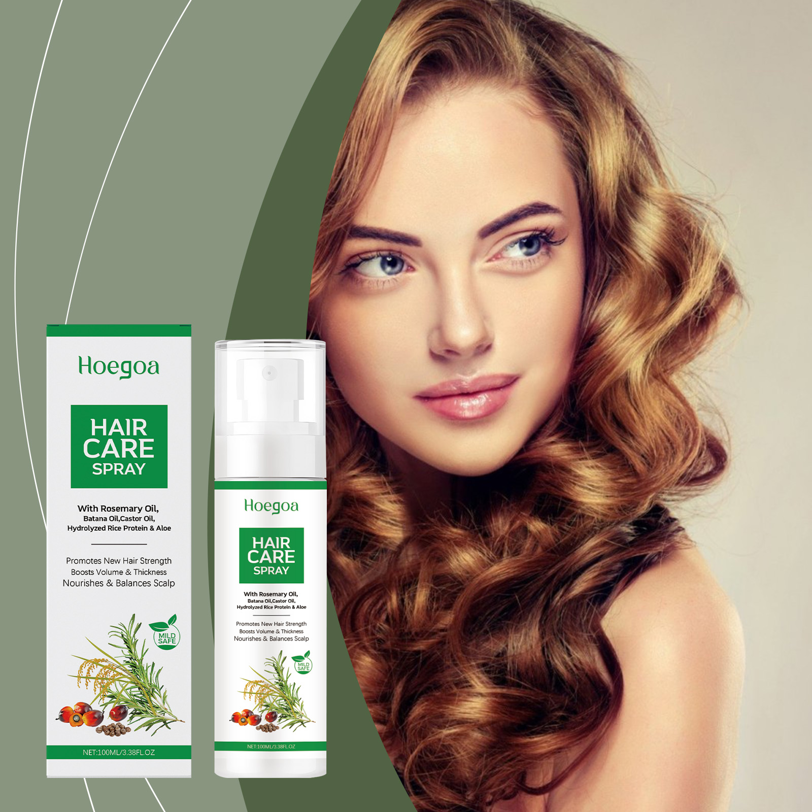 Hair Care Natur - ホエゴア スカルプケア エッセンススプレー マイルドケア ドライヘア用 リフレッシュ