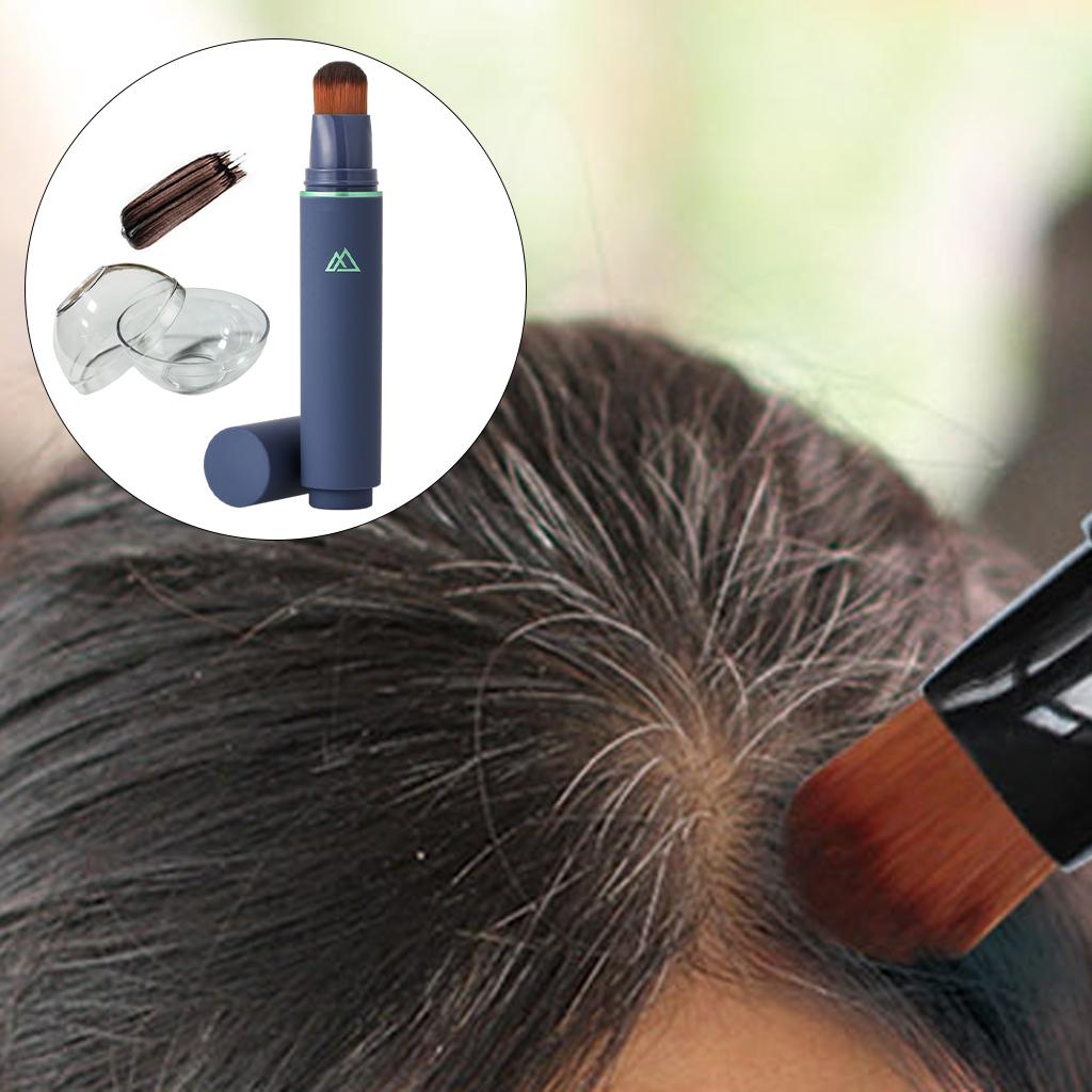Hair Care In Salon - ヘアダイブラシペン ポータブル 20ml 一時的なカラースティック サロン・自宅用 白髪隠し
