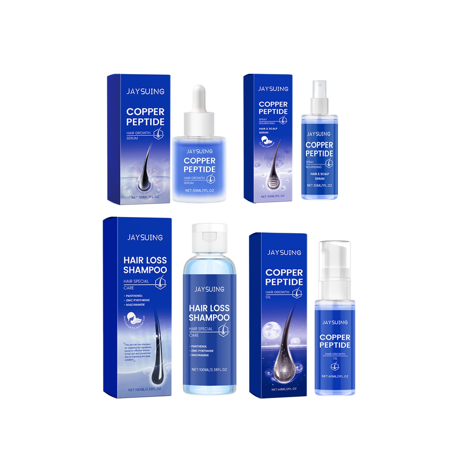 銅製の成長血清,育毛スプレー,頭皮に栄養を与える,脱毛防止, - Hair Care Natur のレビューと価格
