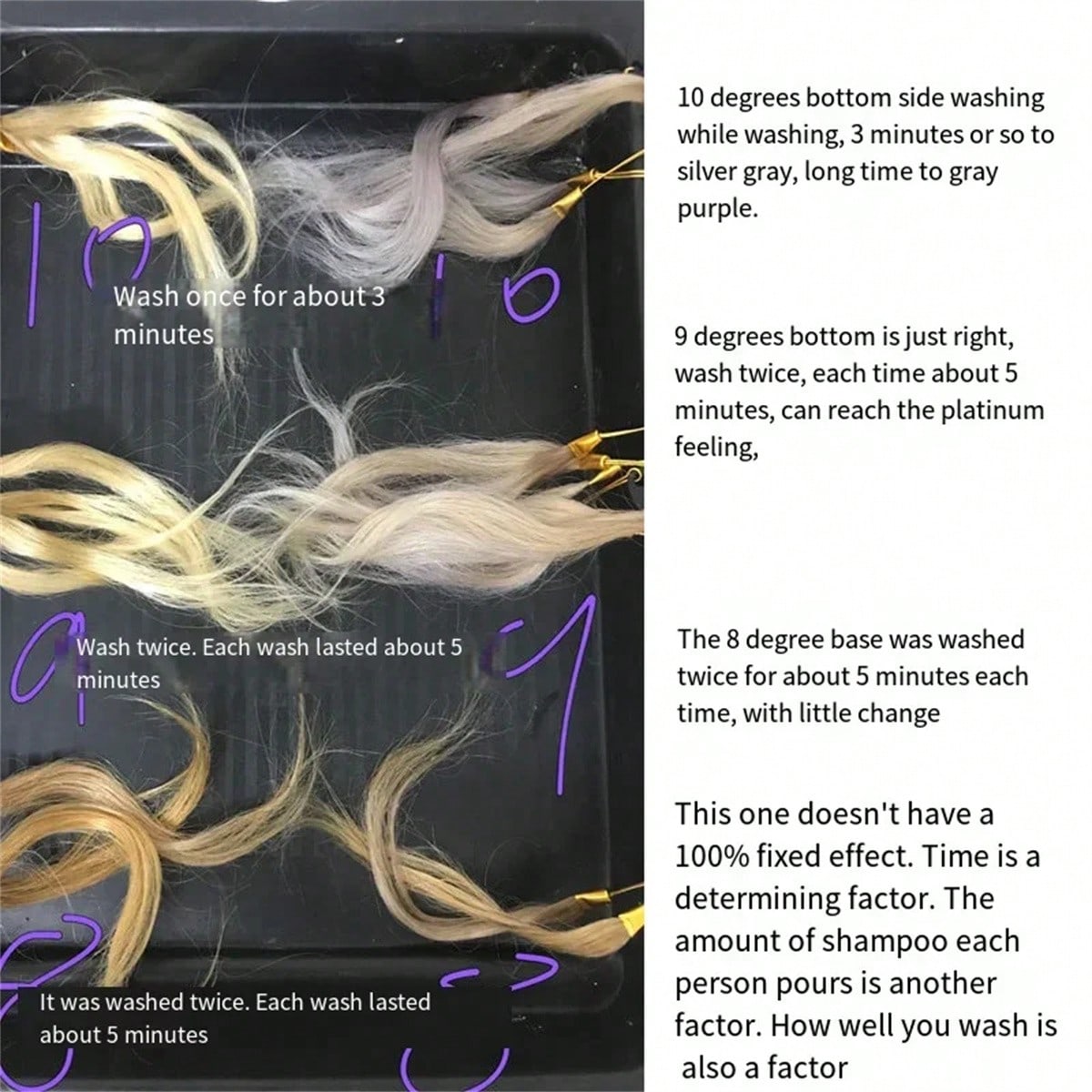 カラーヘア用パープルシャンプー 黄ばみを抑え、鮮やかな色を保 - Purple Toning Shampoo のレビューと価格