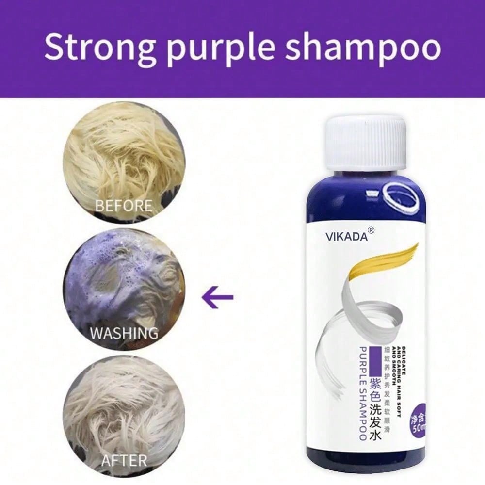 カラーヘア用パープルシャンプー 黄ばみを抑え、鮮やかな色を保 - Purple Toning Shampoo のレビューと価格