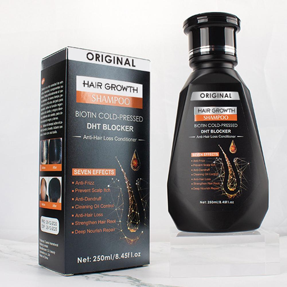 250 ミリリットルビオチンシャンプー櫛ブラシ付き育毛抗フケ - Hair Care Dandruff のレビューと価格