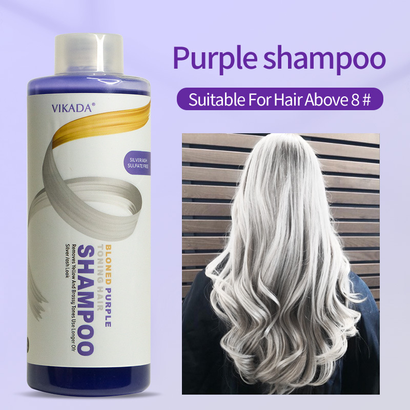 ヴィカダ ブロンドパープルヘアシャンプーは、黄ばみや真鍮のよ - Purple Toning Shampoo のレビューと価格