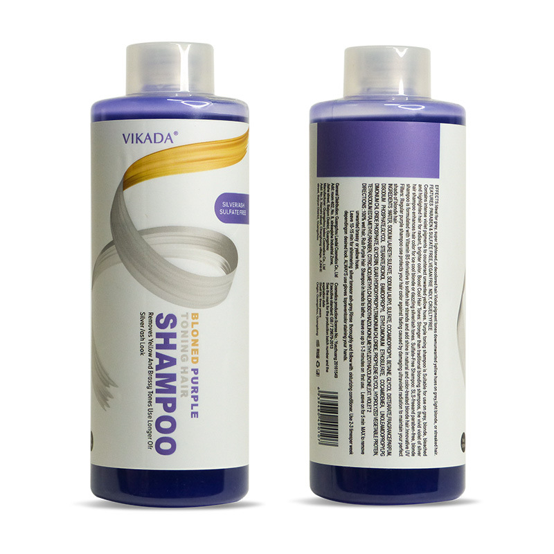 ヴィカダ ブロンドパープルヘアシャンプーは、黄ばみや真鍮のよ - Purple Toning Shampoo のレビューと価格