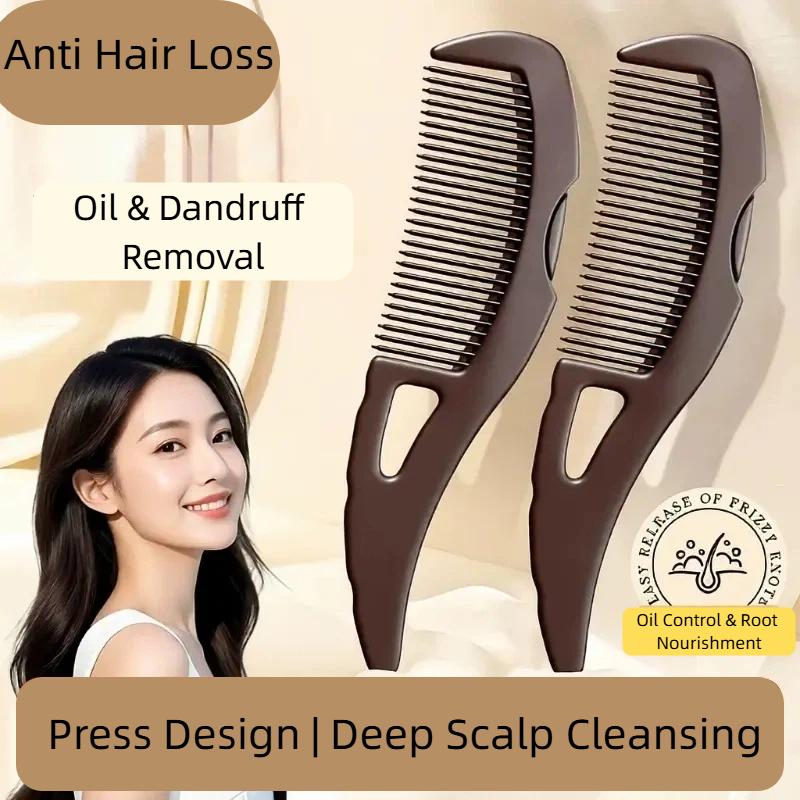 セルフクリーニング頭皮マッサージブラシ、静電気防止フケ除去ヘ - Hair Care Dandruff のレビューと価格