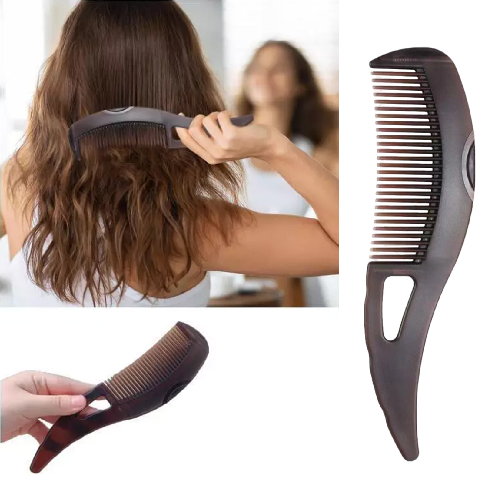 フケ除去頭皮ヘアコームヘアドレッシングコーム自己洗浄帯電防止 - Hair Care Dandruff のレビューと価格