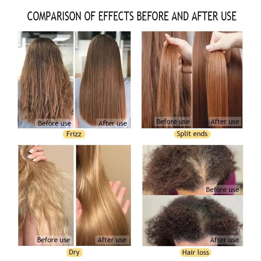 ケラチンオイルヘアマスク,ディープコンディショナー,傷んだ縮 - Deep Conditioner Mask のレビューと価格