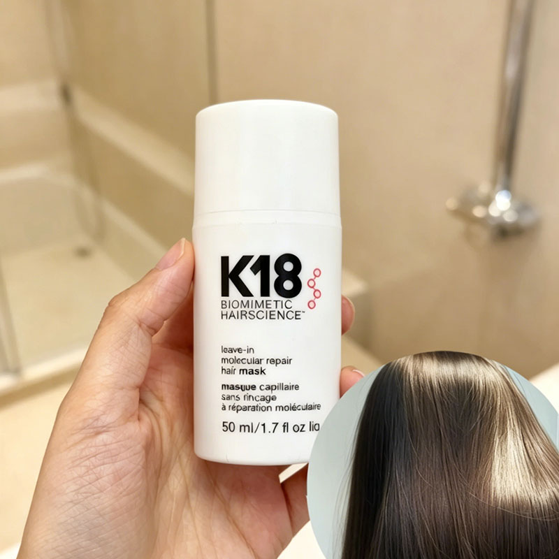 K18 リーブイン モレキュラーリペア ヘアマスク 3個入り - Deep Conditioner Mask のレビューと価格