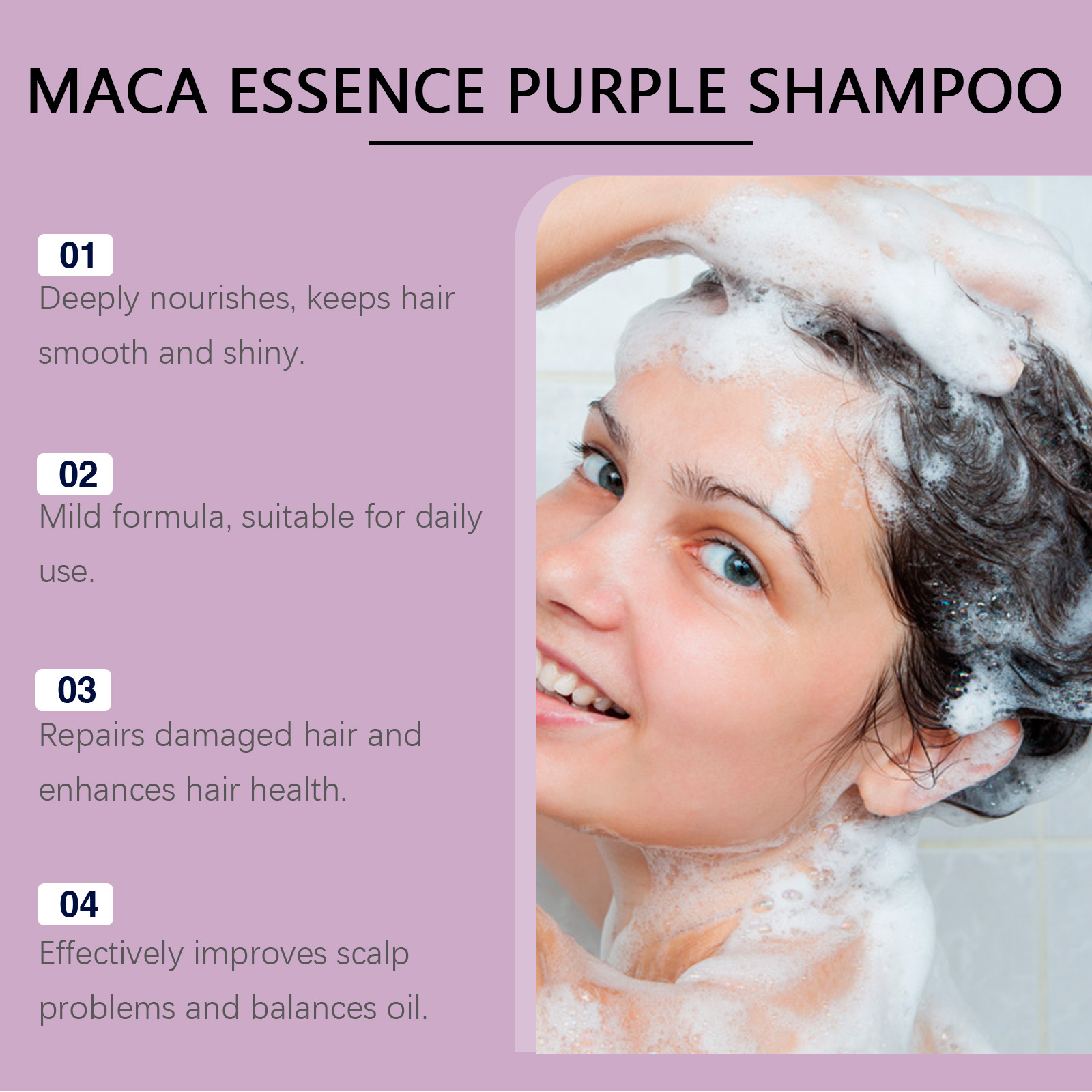 パープルヘアシャンプー　優しく洗浄し、乾燥したダメージを受け - Purple Toning Shampoo のレビューと価格