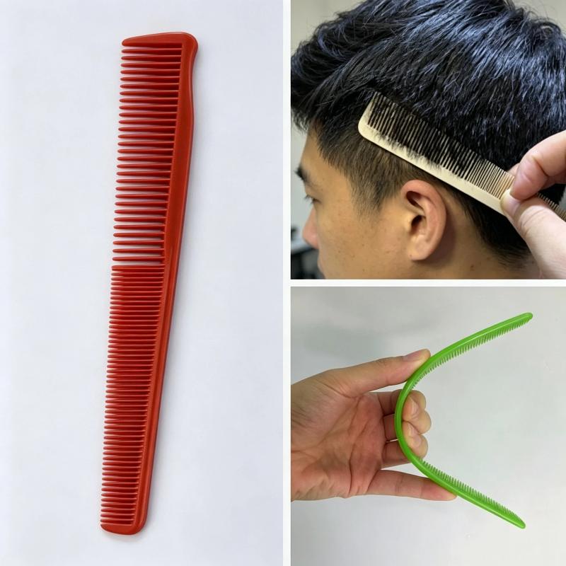 Hoyytu 静電気防止バーバーカットコーム、二重密度歯、軽 - Hair Care Barber Daily のレビューと価格