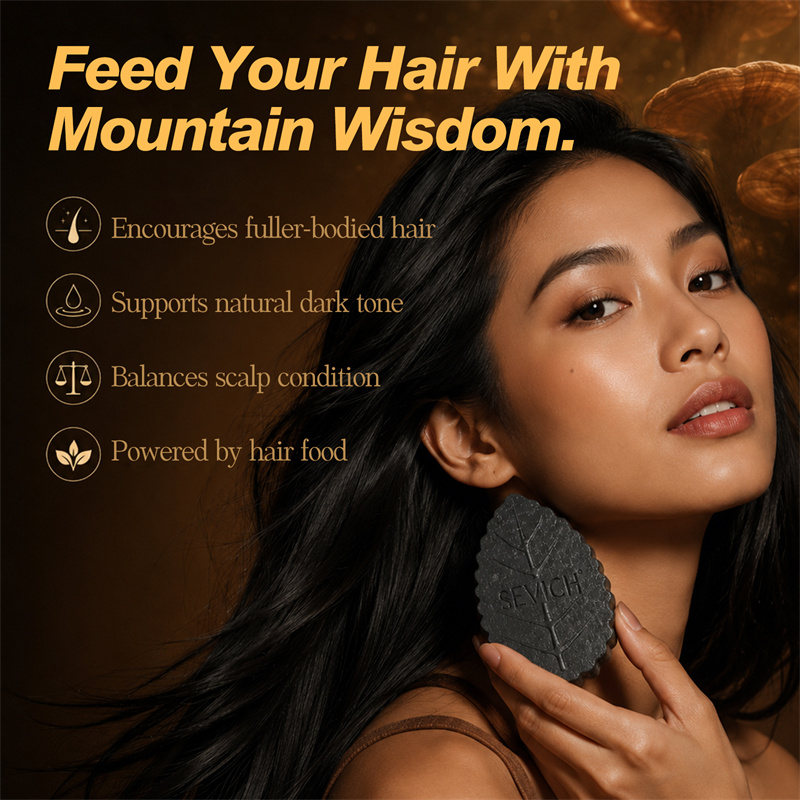 黒髪石鹸天然シャンプーバー頭皮ケア栄養補給スムージングダーク - Hair Care Dandruff のレビューと価格