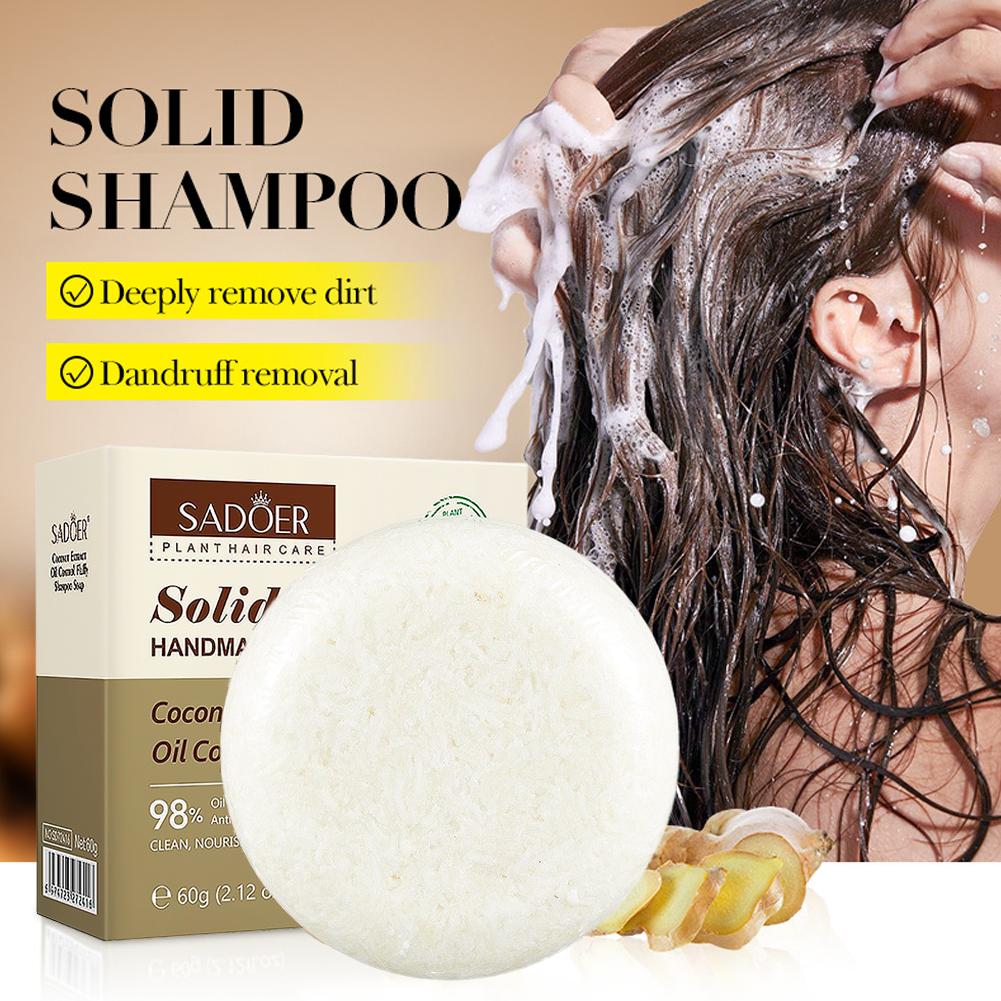 天然ココナッツシャンプーバー育毛用ディープクレンジングオイル - Hair Care Dandruff のレビューと価格